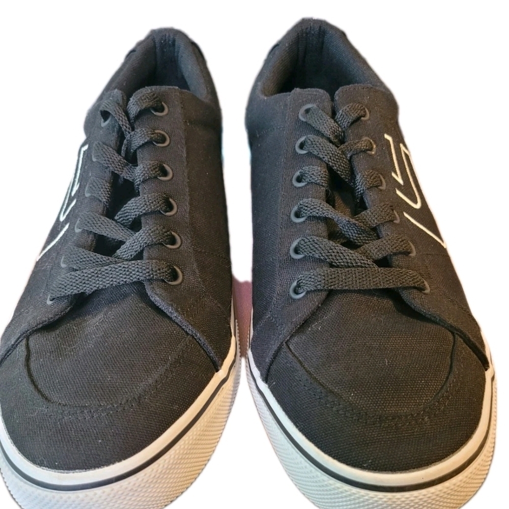 Etnies Mens Flip Retro Low Black Skate Sneakers Sz 11 Grunge Revival Streetwear - Picture 5 of 6